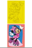Disney Minnie Mouse, 5 Adet Büyük Boy A4, Kız Çocuk Kum Boyama Kartı Seti-Red Castle KB-D-051 - 4