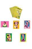 Disney Minnie Mouse, 5 Adet Büyük Boy A4, Kız Çocuk Kum Boyama Kartı Seti-Red Castle KB-D-051 - 1