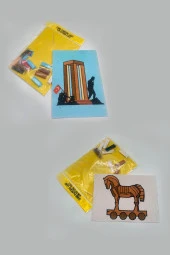 Türkiye'nin Renkleri, 10 Adet Büyük Boy A4 Kum Boyama Seti- Kb-rc-101 - 1