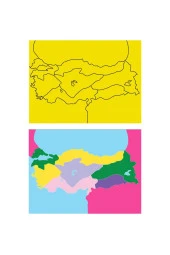 Ülkemiz-Belirli Gün ve Haftalar, 5 Adet Büyük Boy A4, Kum Boyama Kartı Seti-Red Castle KB-RC-053 - 1