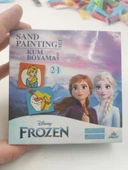 Eğitici Ve Eğlenceli Disney Frozen Kum Boyama Seti- Mbk-10 - 4