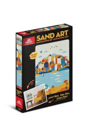 Sand Art (KUM SANATI) Şehir Ve Çiçekler, Yetişkin Kum Boyama Aktivite Seti- Yko-14 - 1