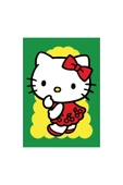 Eğitici ve Eğlenceli Hello Kitty Tatlı Kiraz Tekli Kum Boyama Seti-Red Castle SS-03 - 3