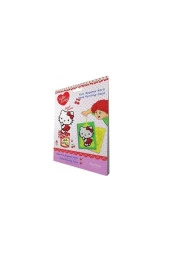 Eğitici ve Eğlenceli Hello Kitty Tatlı Kiraz Tekli Kum Boyama Seti-Red Castle SS-03 - 1