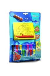 Eğitici Ve Eğlenceli Kum Boyama Seti, Disney Kayıp Balık Nemo (4 Adet) Fm-05 - 1