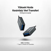 Ttec Type-C to USB 3.0 Dönüştürücü Adaptör, 5 Gbps Veri Aktarım Mini Otg Type C Type-c Dönüştürücü - 2