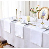 %100 Pamuklu Gabardin Mutfak Otel Servis Peçetesi 4 Adet 51 x 51 cm. - 1