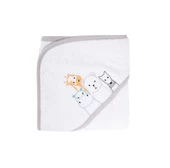 %100 Pamuk 75x75 cm Baskılı Başlıklı Bebek / Çocuk Kundak ve Battaniye - 10