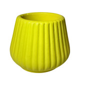 Aurora Işıltısı Dekoratif Mumluk 2 li Sarı 7x6 cm - 2