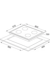 ALVEUS NEW STAR 2Lİ SİYAH ANKASTRE SET (BİNDESİT-GLS640) - 4