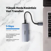 Ttec PD 100W 4in1 Type-C to Dönüştürücü Hub Type-C to PD3.0 4K HDMI USB-A 3.2 Usb Çoğaltıcı Görüntü Aktarım Cevirici - 5