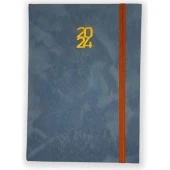 Liz 17x24 Velutto Kapak Ajanda 168 Yaprak Gri - 1