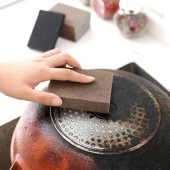 Banyo Wc Lavabo Taşı Mutfak Evye Musluk Kireç Yağ Kir Kazıma Temizleme Islak Kuru Sünger 4Lü SET - 6