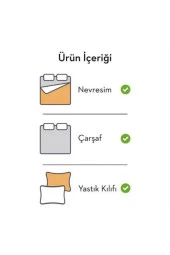 Lotusline Araba Desenli Ranforce Tek Kişilik Nevresim Takımı 1. Kalite - 2