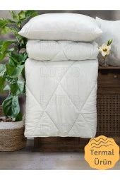 Lotusline Çift Kişilik Termal Antialerjenik Microfiber Yorgan 195x225 2200gr - 3