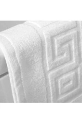 Lotusline Home Lüks % 100 Pamuk Beyaz Ayak Havlusu 50 * 70 3 Lü Set - 2