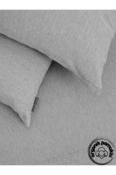 Lotusline Tek Kişilik 100x200 Lastikli Çarşaf Takımı - Gri - 1
