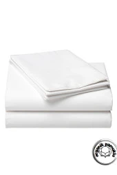 Lotusline Home Lüks Pamuklu Düz Beyaz Çarşaf Tek Kişilik 160*240 - 4