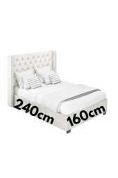 Lotusline Home Lüks Pamuklu Düz Beyaz Çarşaf Tek Kişilik 160*240 - 6