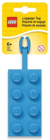 LEGO Gear 5005543 2x4 Blue Luggage Tag - 1