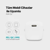Ttec Süper Şarj Akım Korumalı PD/QC Pd Girişli 20W Şarj Başlığı İphone 15 Pro Max Şarj Başlığı - 2