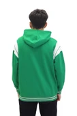 Kız Erkek Çocuk Unisex Kapüşonlu Kolej Ceket - 8