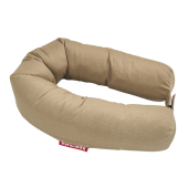 XPERMATE Fermuarlı Seyahat Yastığı Cırt Cırtlı Seyahat Boyun Yastığı Yolculuk Yastığı 110cm Bej - 1