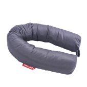 XPERMATE Fermuarlı Seyahat Yastığı Cırt Cırtlı Seyahat Boyun Yastığı Yolculuk Yastığı 110cm Gri - 1