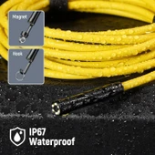 DEPSTECH Işıklı Endoskop Kamerası - 5m Kablo 7mm İnce Prob - Sarı - 3