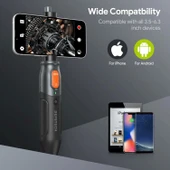 DEPSTECH 1080P Işıklı Üç Lensli Endoskop Kamera - 3m Kablo - 8mm - 3