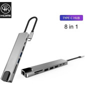 8 Port bir arada multifunction adaptör  dönüştürücü çok işlevli adaptör - 2