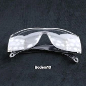 İş Güvenlik Gözlüğü Lazer UV Laboratuvar Laborant Koruyucu Kaynak Gözlüğü Toz Korumalı Gözlük Şeffaf thumbnail 4