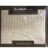 Özdilek Prestige Kalın Embos Çift Kişilik Battaniye (220x240)-Bej Yeni Desen - 1