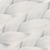 Afrika Örgüsü Ve Rasta İçin Sentetik Saç - Açık Gri thumbnail 2