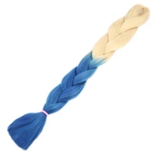 Afrika Örgüsü Ve Rasta İçin Sentetik Ombreli Saç - Platin / Lacivert thumbnail 1