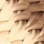 Afrika Örgüsü Ve Rasta İçin Sentetik Ombreli Saç - Küllü Kumral / Platin thumbnail 2