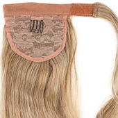 Bağlamalı Dalgalı At Kuyruğu - Karamel Platin Röfleli thumbnail 2