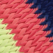 Afrika Örgüsü Ve Rasta İçin Sentetik Ombreli Saç - Mor / Pembe / Açık Fıstık Yeşili thumbnail 2