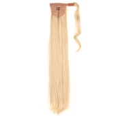 Bağlamalı Düz At Kuyruğu - Balköpüğü Beyaz Platin Röfleli thumbnail 3