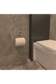 Decorev DC-4774 Dekoratif Yapıştırmalı Metal Banyo Wc Kağıtlık Askı Krom Pratik Vidasız Montaj - 1