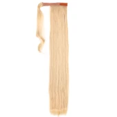 Bağlamalı Düz At Kuyruğu - Balköpüğü Beyaz Platin Röfleli thumbnail 4