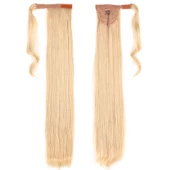 Bağlamalı Düz At Kuyruğu - Balköpüğü Beyaz Platin Röfleli thumbnail 5