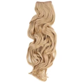 Fiber Sentetik Dalgalı 8 Parça Çıt Çıt - Balköpüğü Beyaz Platin Röfleli thumbnail 1