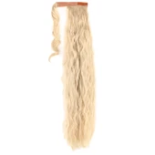 Bağlamalı Kabarık Dalgalı At Kuyruğu - Kumral Beyaz Platin Röfleli thumbnail 4