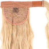 Bağlamalı Kabarık Dalgalı At Kuyruğu - Balköpüğü Beyaz Platin Röfleli thumbnail 4