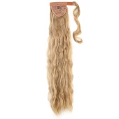 Bağlamalı Kabarık Dalgalı At Kuyruğu - Karamel Platin Röfleli thumbnail 3