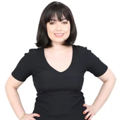 Küt Kahküllü Fiber Sentetik Peruk - Kahverengi thumbnail 4