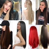 Fiber Sentetik Düz 8 Parça Çıt Çıt -Siyah thumbnail 3