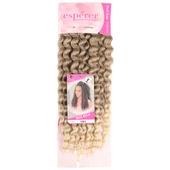 Nice Bulk Afro Su Dalgası Saç - Küllü Kumral / Platin Ombreli - 2