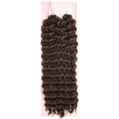 Nice Bulk Afro Su Dalgası Saç - Koyu Kahve - 1